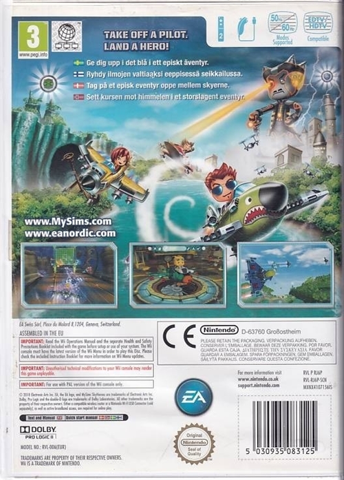 My Sims Sky Heroes - Wii (B Grade) (Genbrug)